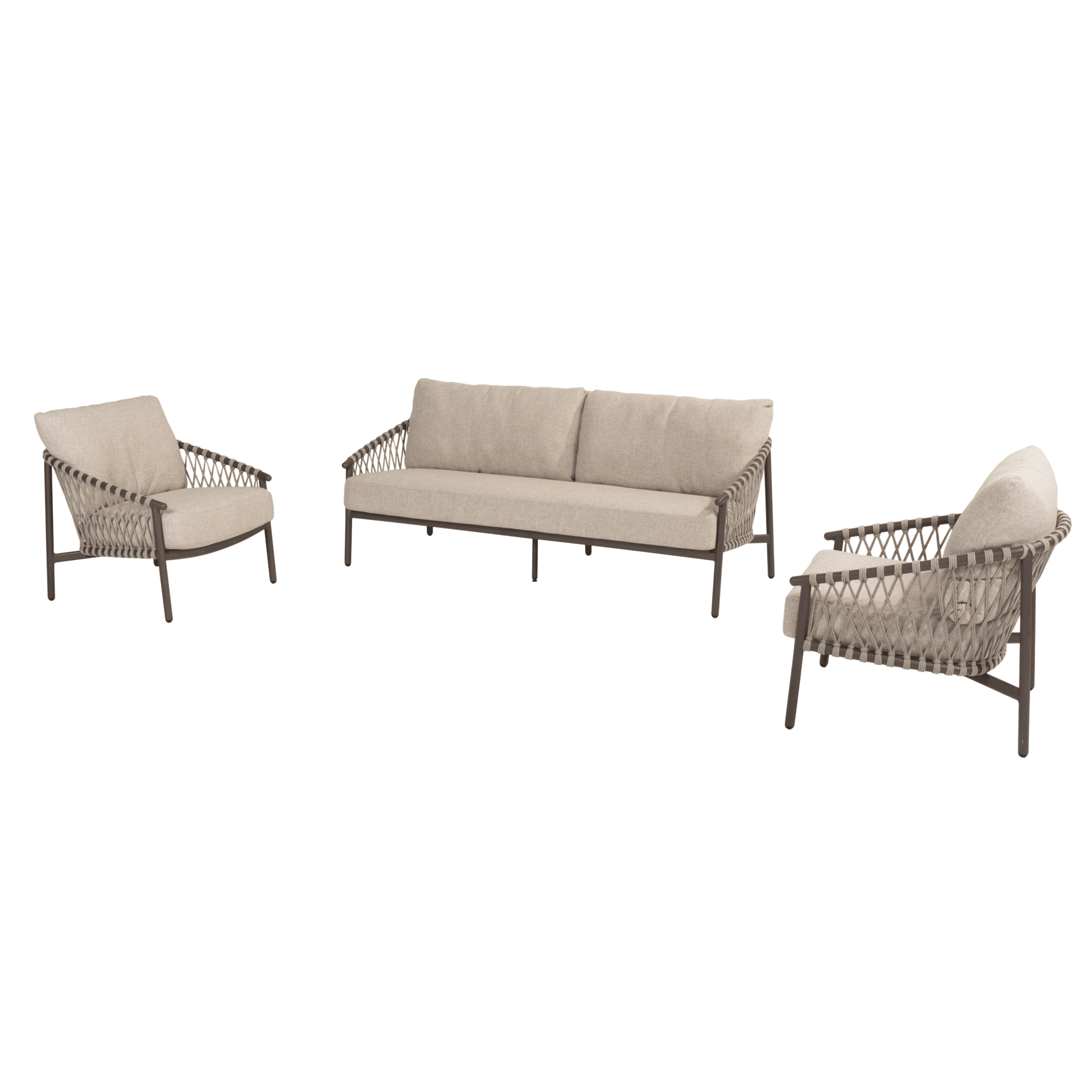 allora stoel bank loungeset 3 delig terre 4 seasons outdoor