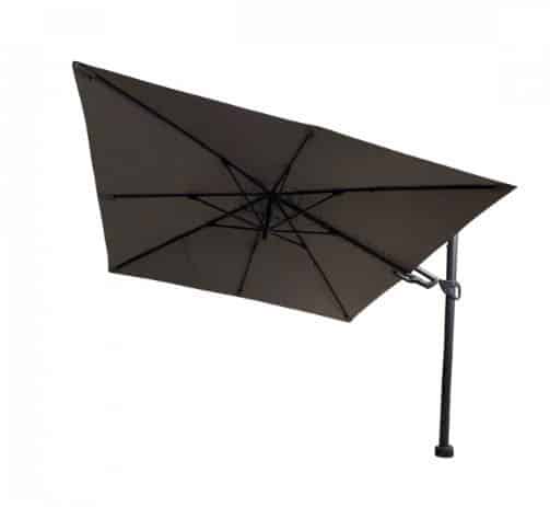 barletta vrijhangende zweefparasol 3×3 m. grijs borek