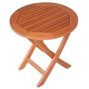 bijzettafel buiten inklapbaar rond 48 cm