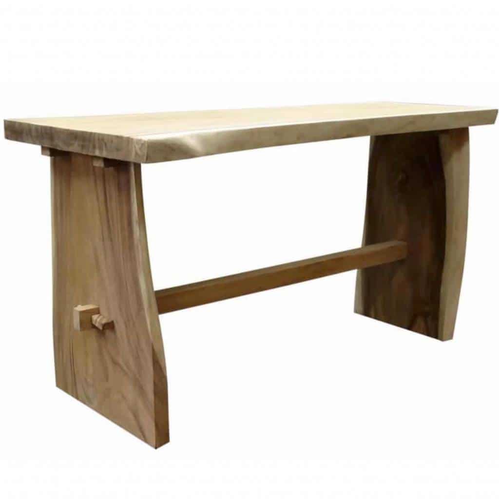 Boomstam bartafel 220x70xH110 cm– bladdikte 8 cm