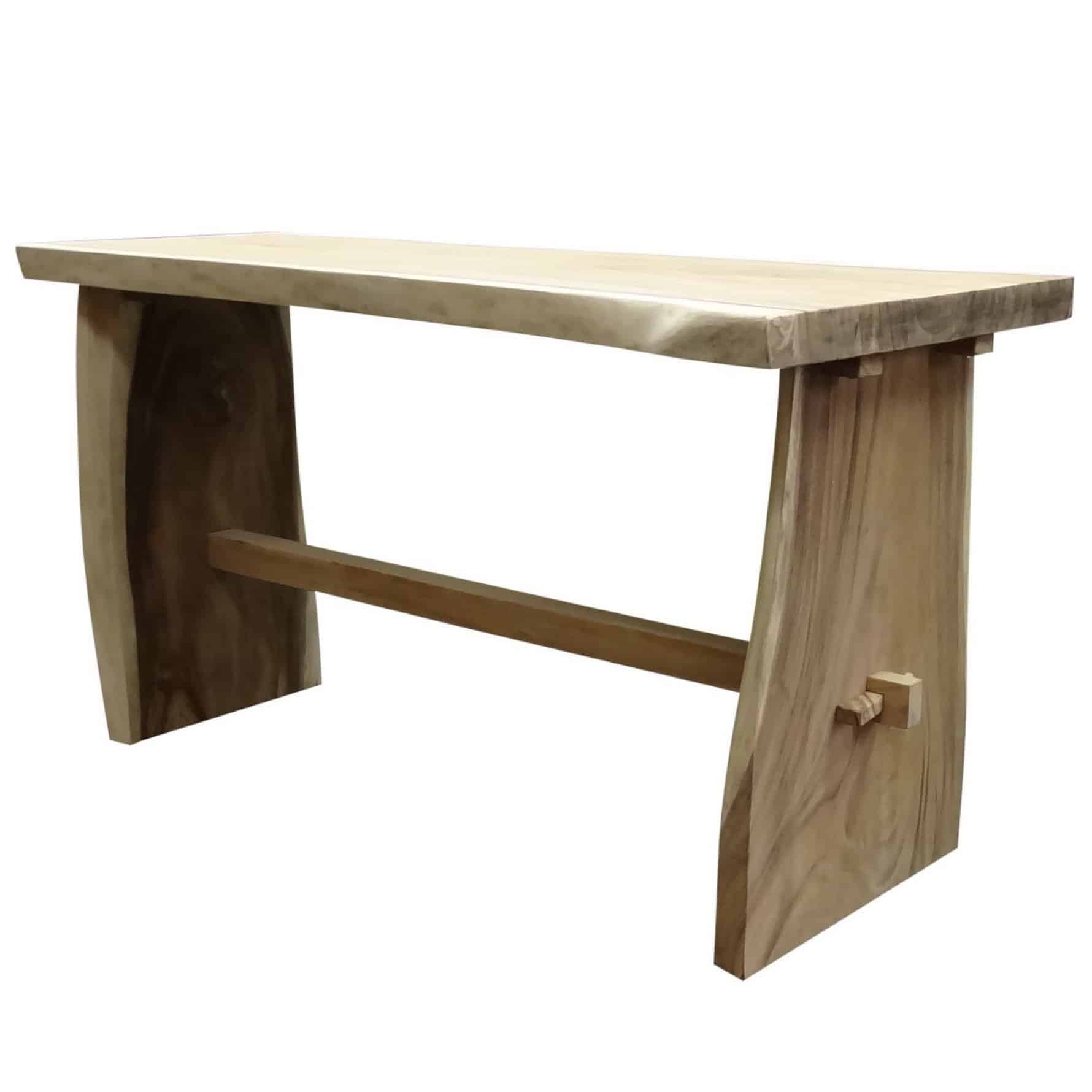 Boomstam bartafel 240x75xH110 cm - bladdikte 8 cm