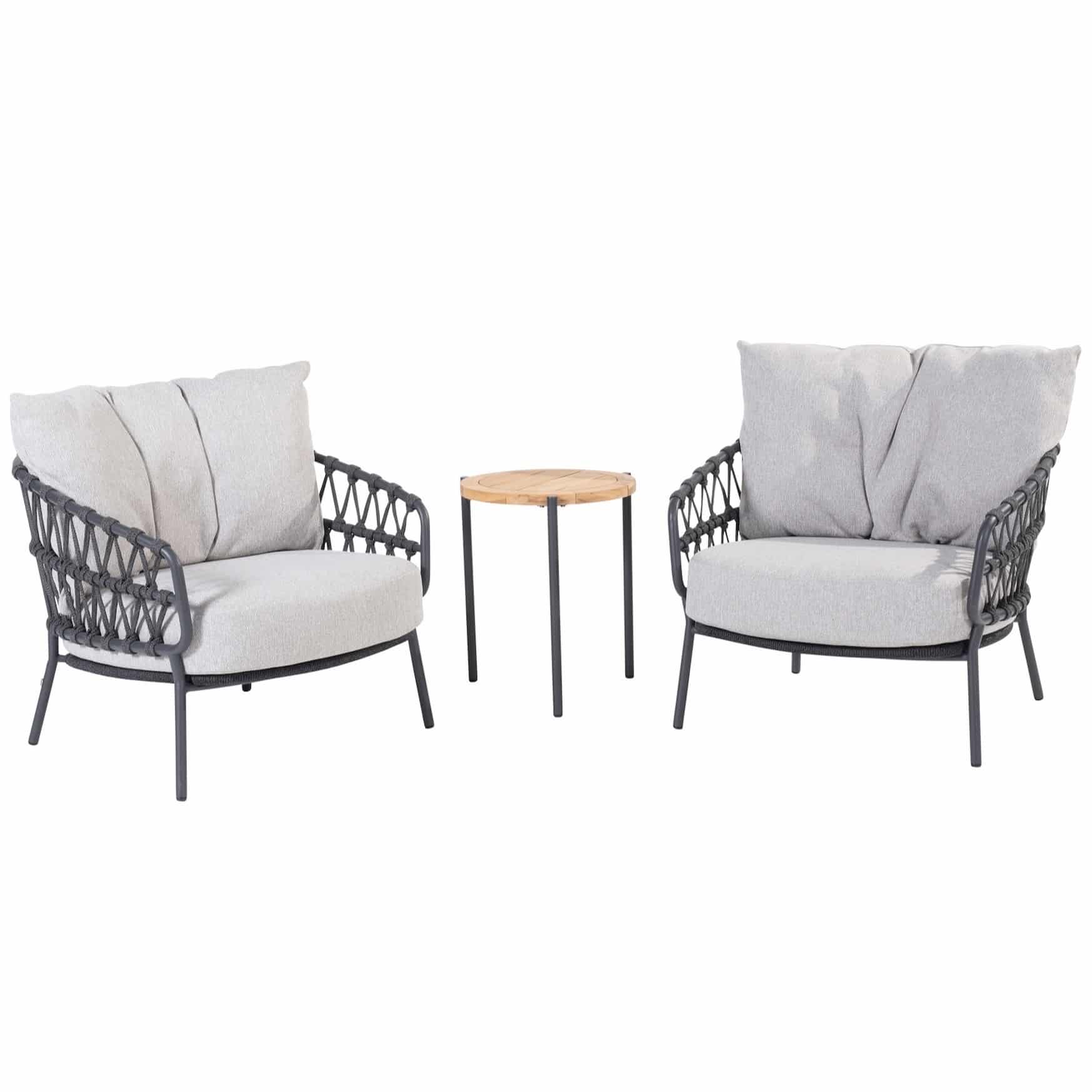 calpi lounge balkonset 3 delig rope 4 seasons outdoor