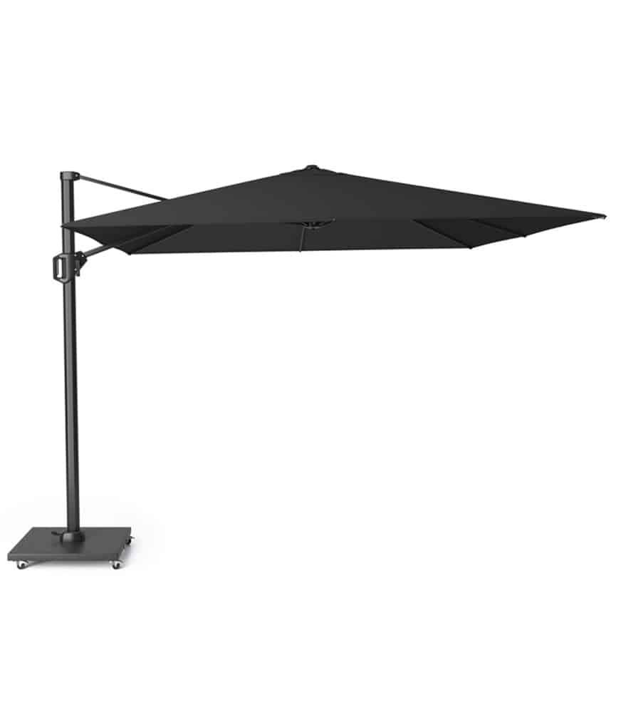 challenger t1 premium zweefparasol 300×300 cm faded black
