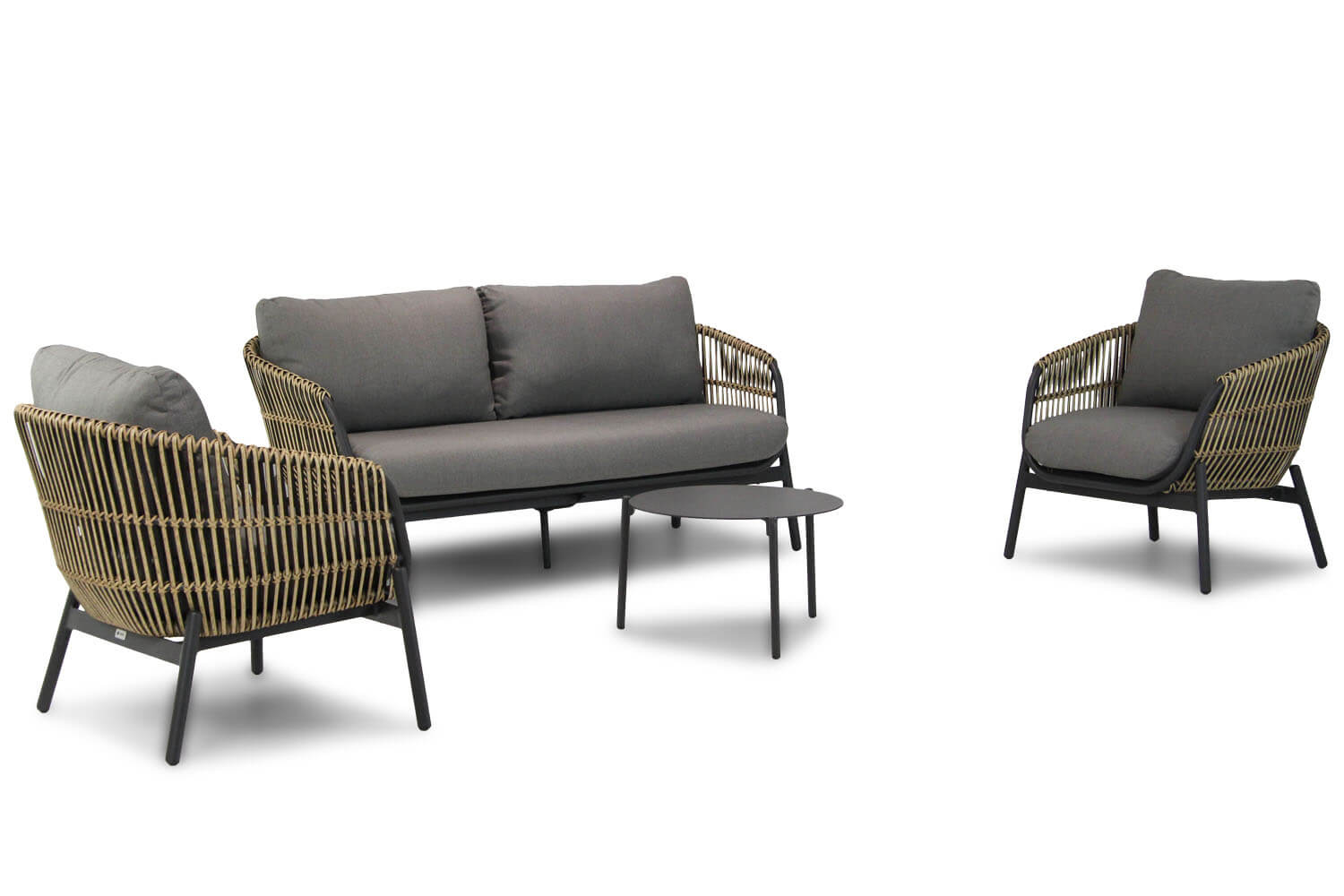 coco nathan/pacific 60 cm stoel bank loungeset 4 delig