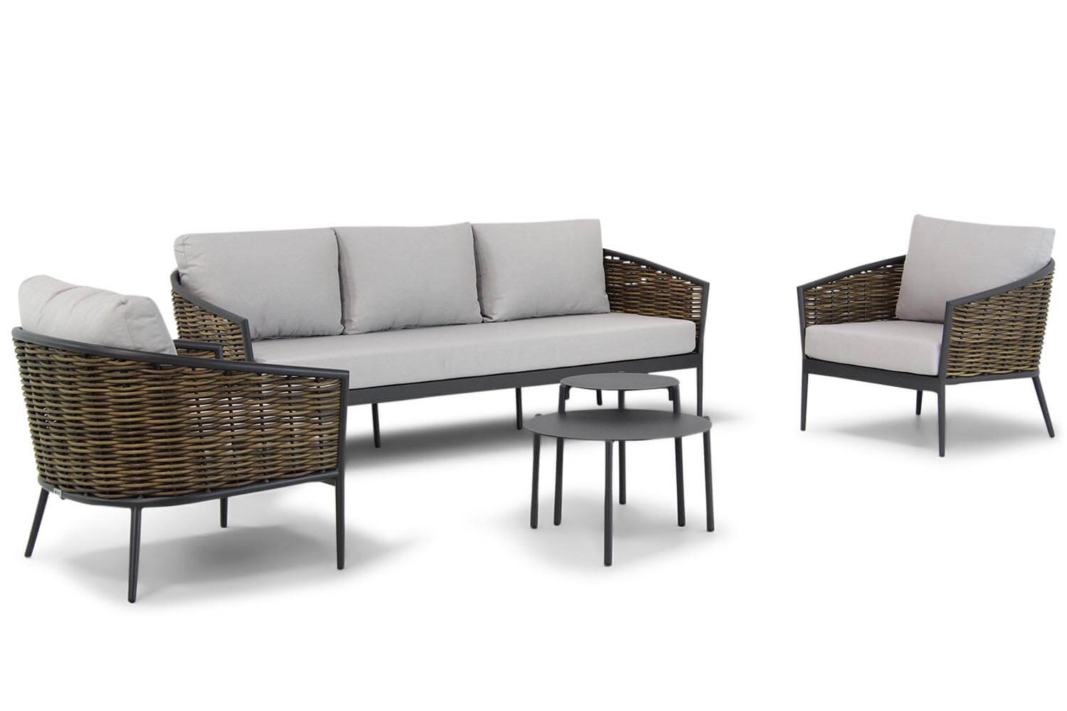 coco palm/pacific 45/60 cm stoel bank loungeset 5 delig