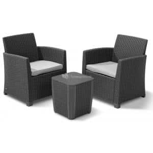 corona balkonset met luzon tafel antraciet