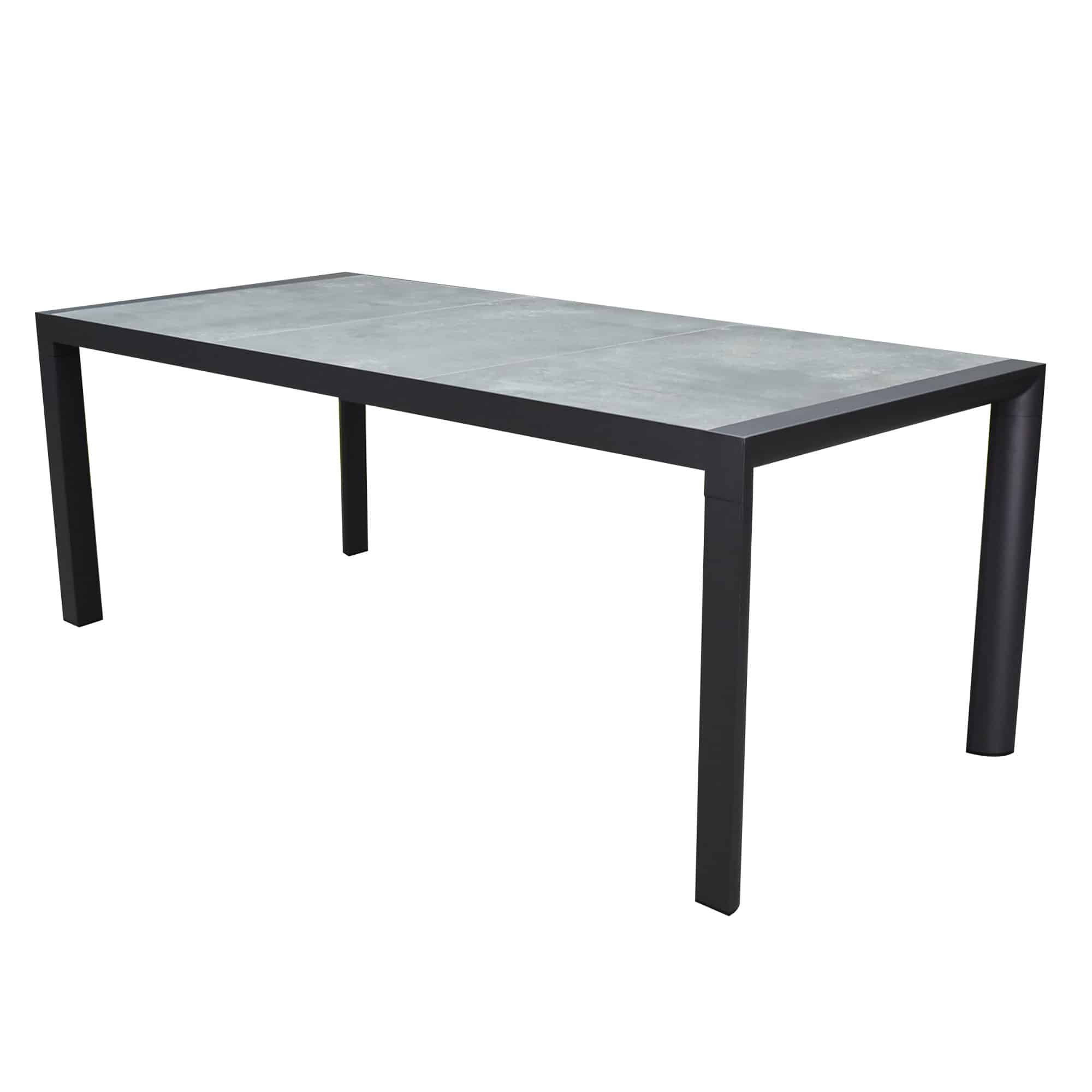 dexter dining tuintafel 194x90xh74,5 cm antraciet