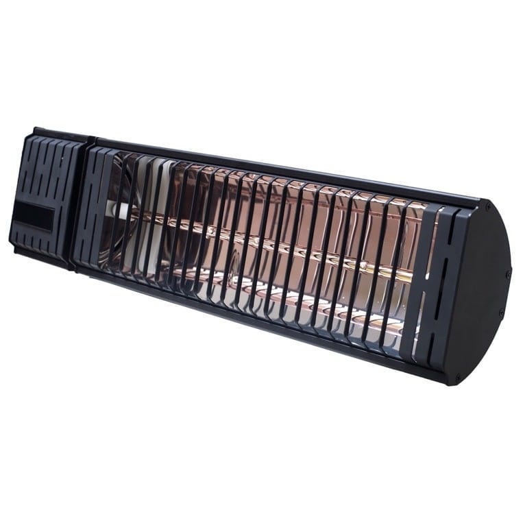 elektrische infrarood terrasverwarmer iras zwart 2000 w