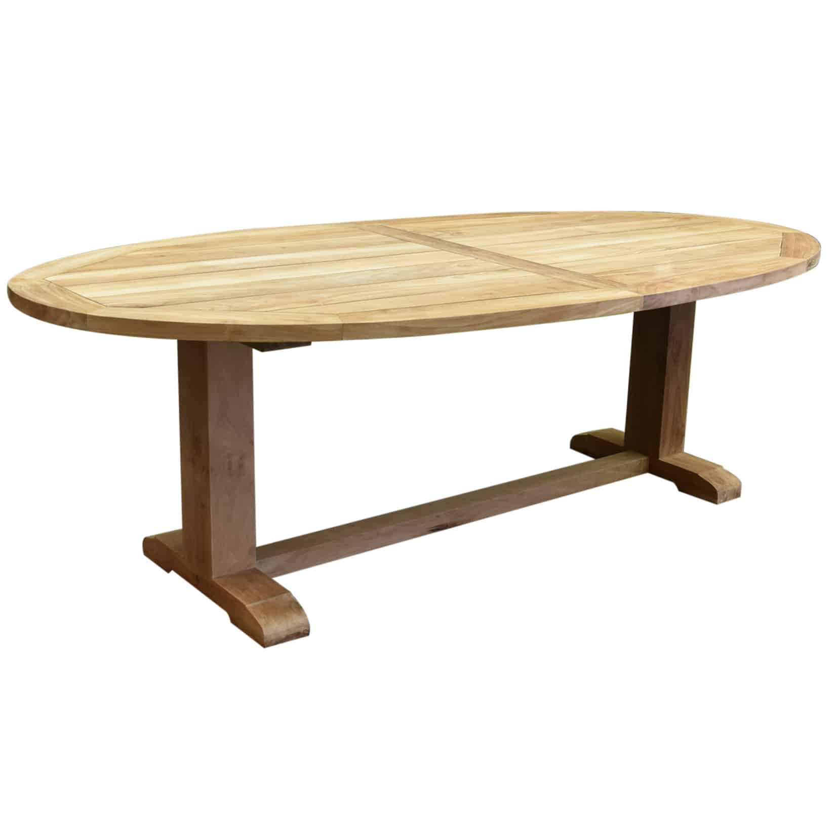 ellips dining tuintafel 240x120xh77 cm teak 14×12 poot