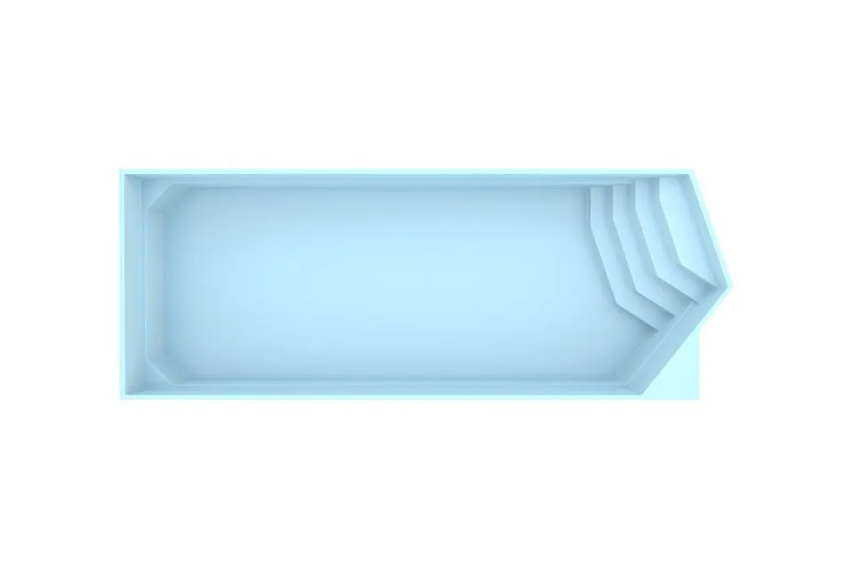 fonteyn | polyester zwembad miami 1000 x 350 x 155 cm