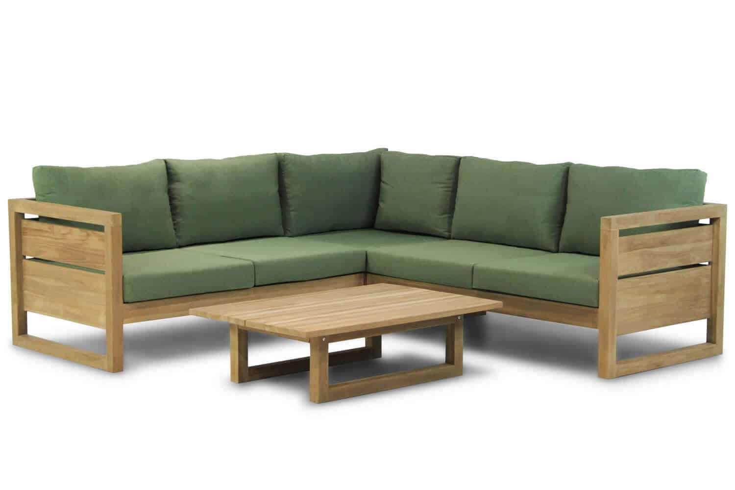 garden collections richmond/manchester 120 cm hoek loungeset 4 delig