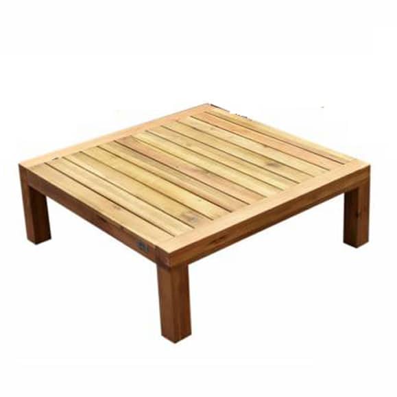 harby lounge tuintafel 80x80xh28,5 cm acacia