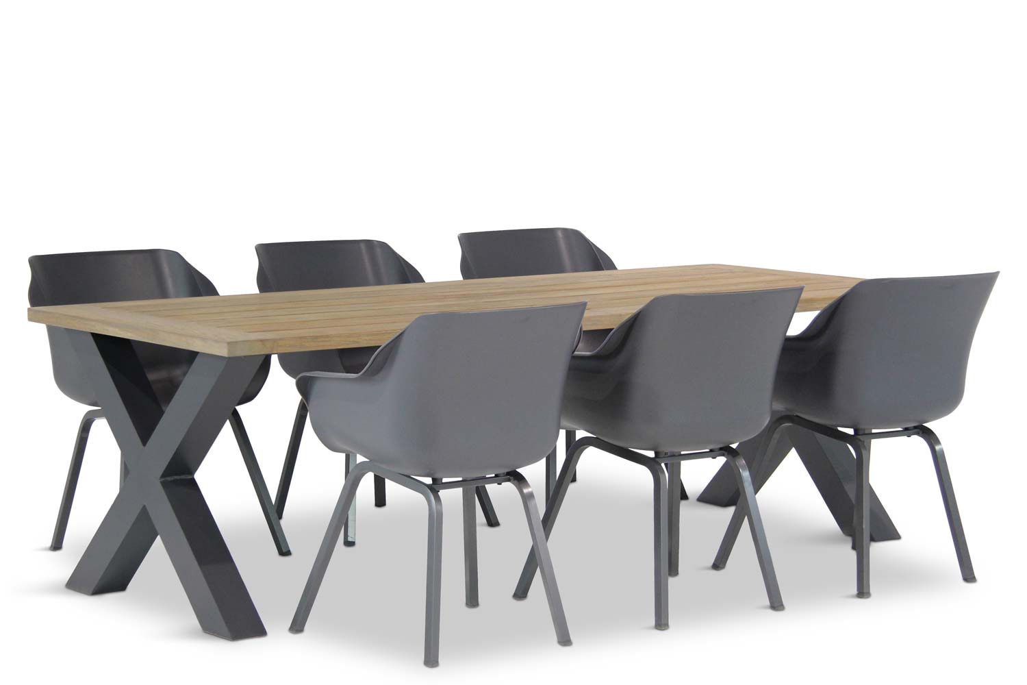 hartman sophie element/cardiff 240 cm dining tuinset 7 delig