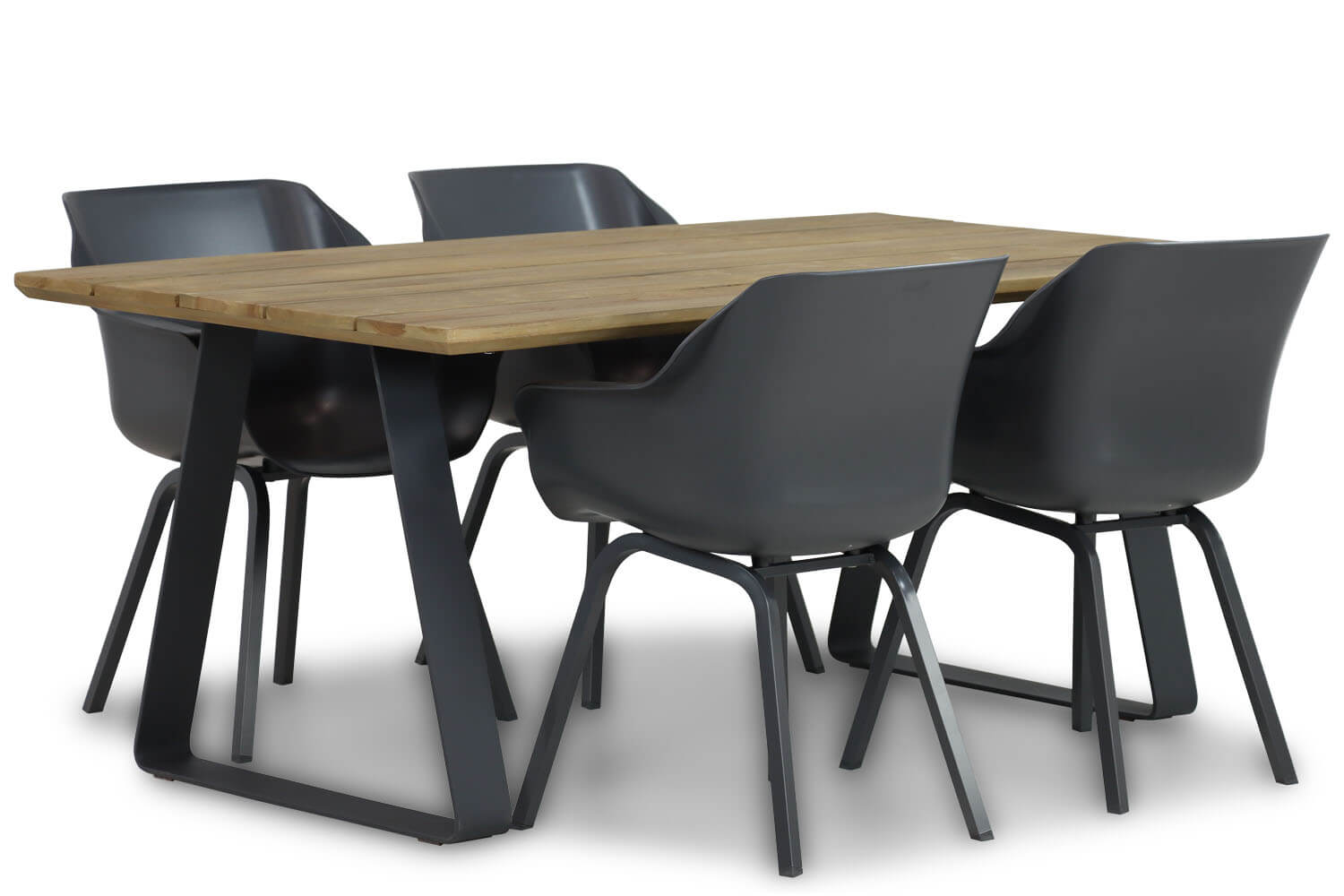 hartman sophie element/palta 180 cm dining tuinset 5 delig