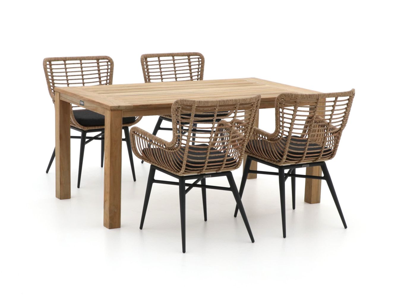 intenso asti/rough s 160cm dining tuinset 5 delig laagste prijsgarantie!