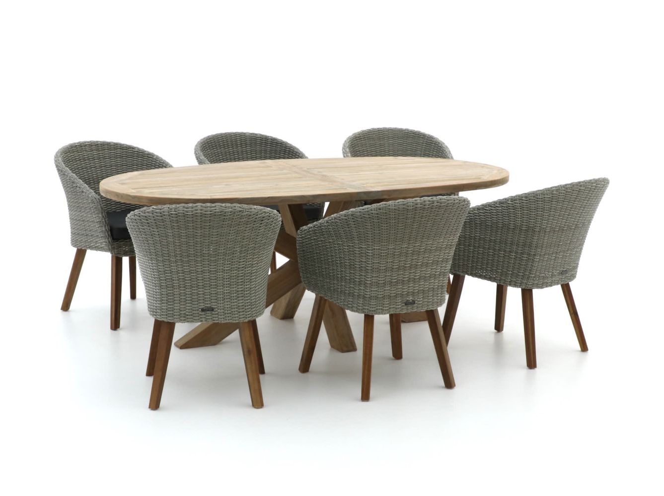 intenso tropea/rough y ellips 200cm dining tuinset 7 delig laagste prijsgarantie!