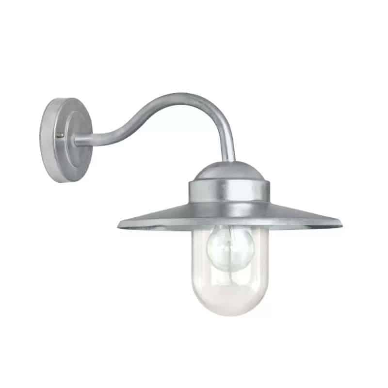 ks verlichting muurlamp dolce verzinkt staal