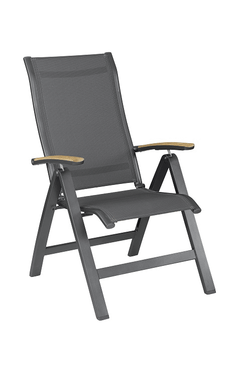 kettler altura verstelbaar met teak arm