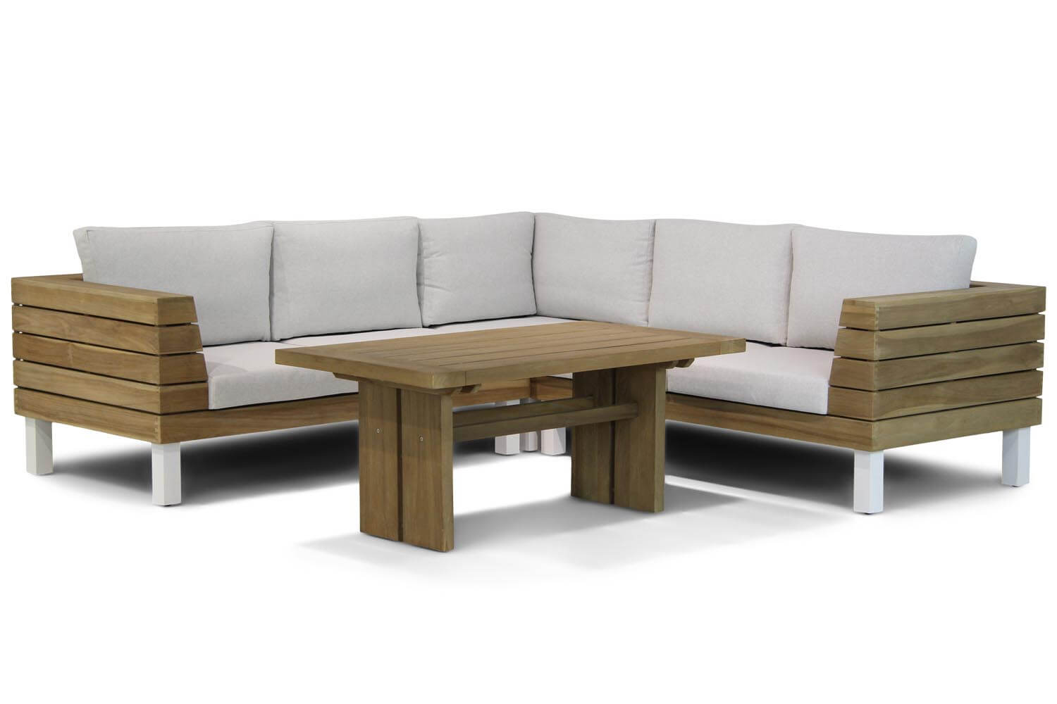 lifestyle seashore/brighton 140 cm dining loungeset 4 delig