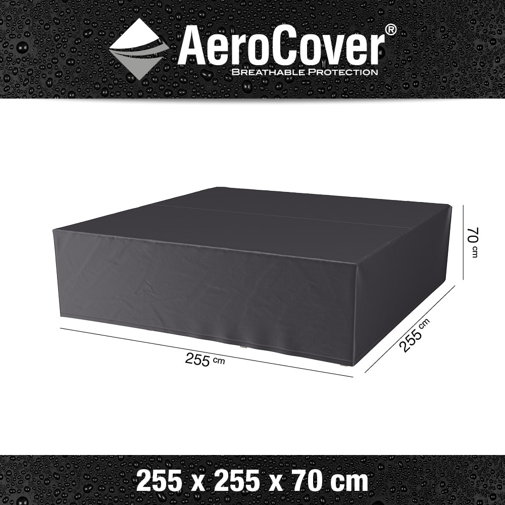 loungesethoes 255x255xh70 cm– aerocover