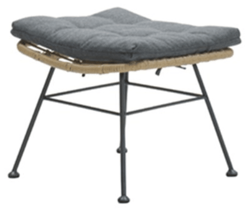 luna en libelle voetenbank natural rotan en mystic grey garden impressions