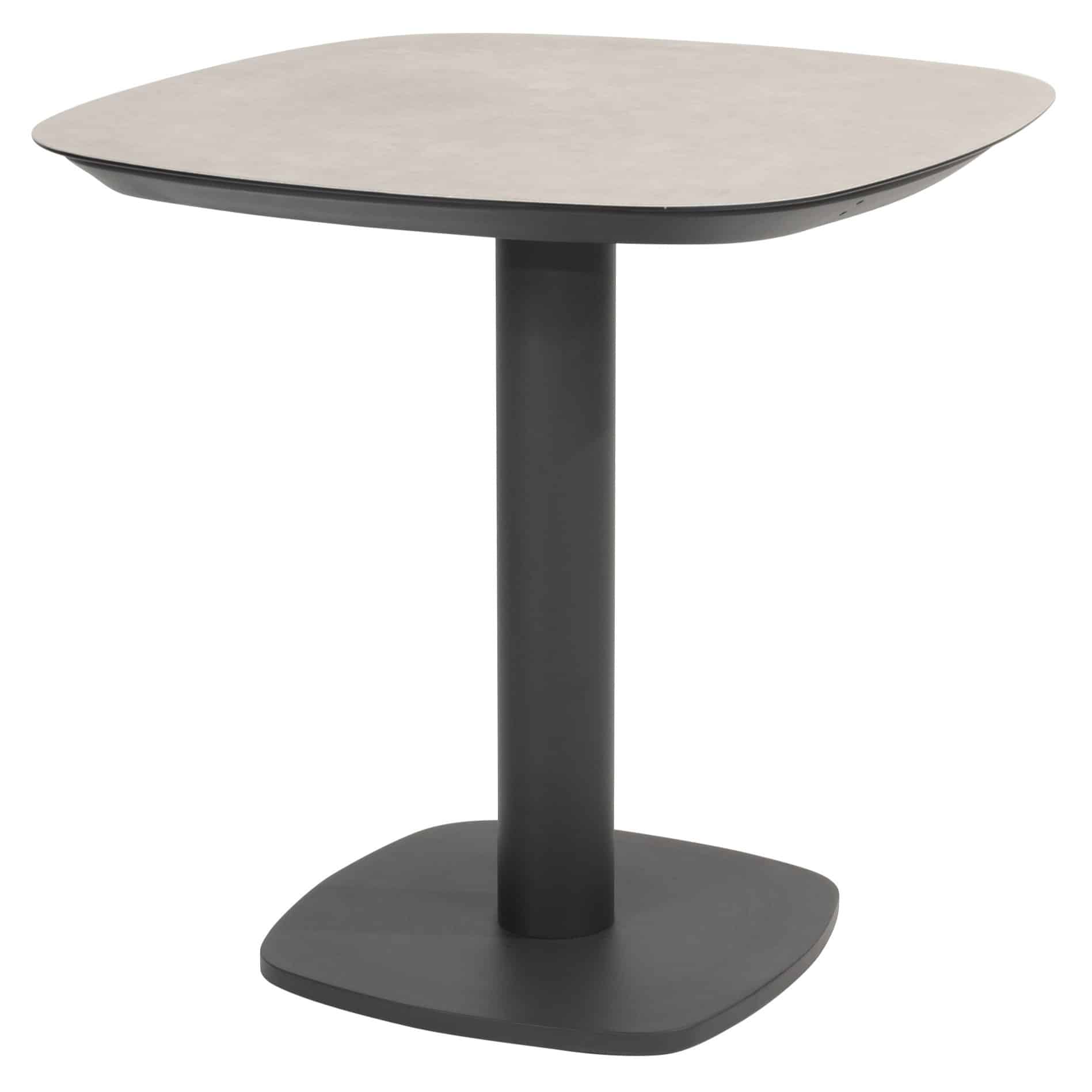 manolo dining tuintafel 75x75x75 cm printed ceramic antraciet taste 4so