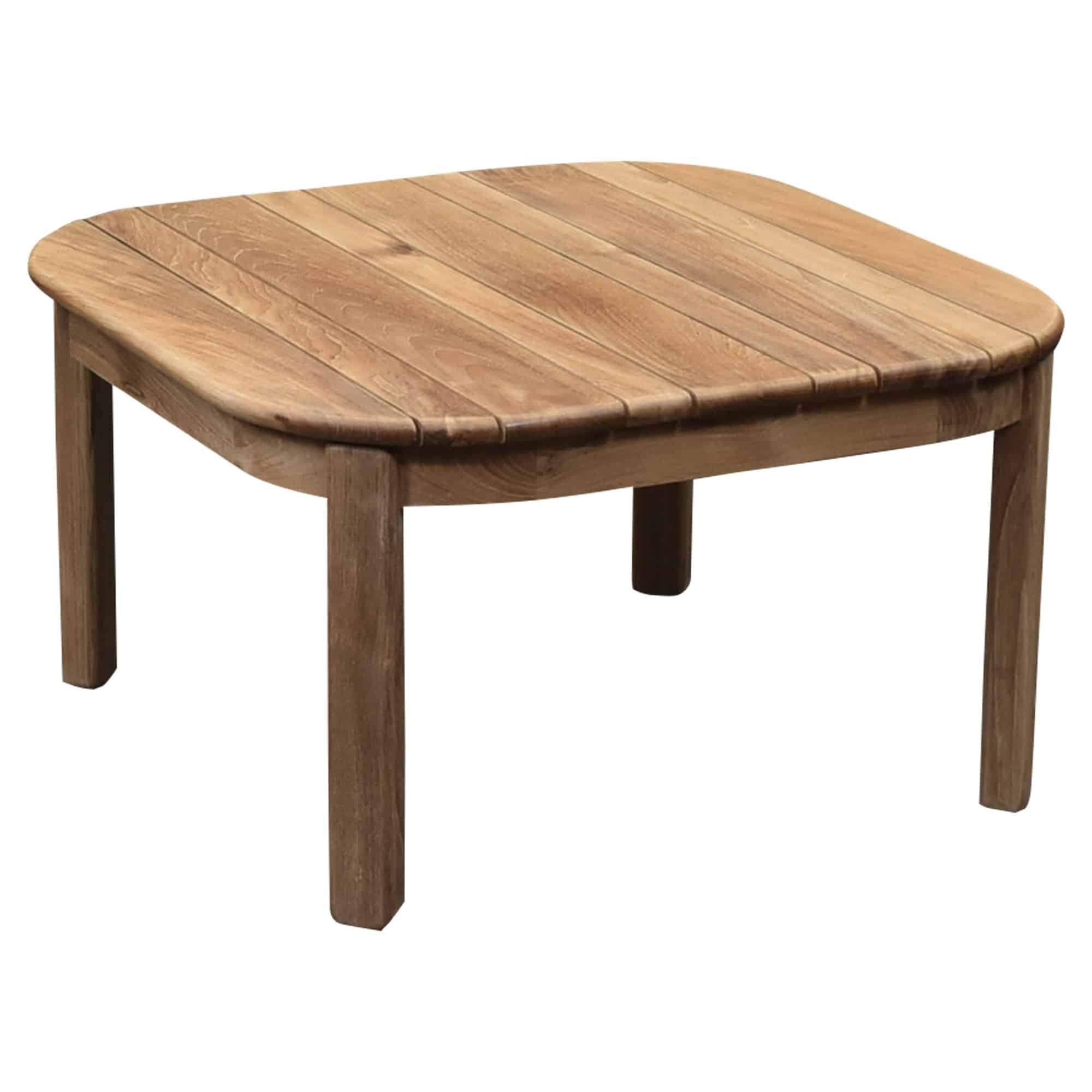 milano lounge tuintafel 80x80xh45 cm teakhout