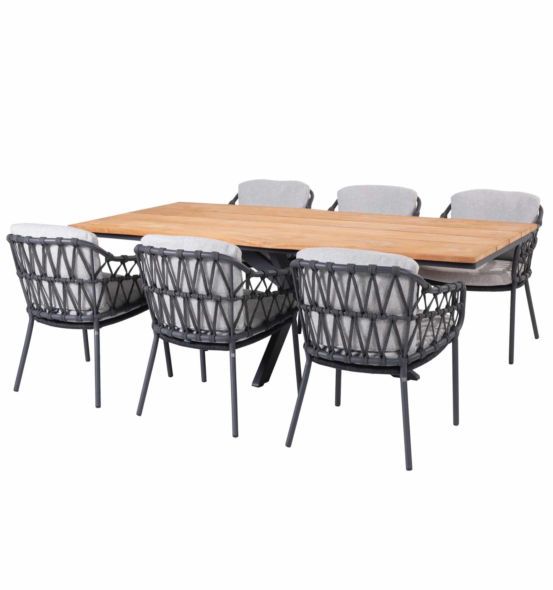 minerva calpi dining tuinset 220x95xh75cm 7 delig 4 seasons outdoor
