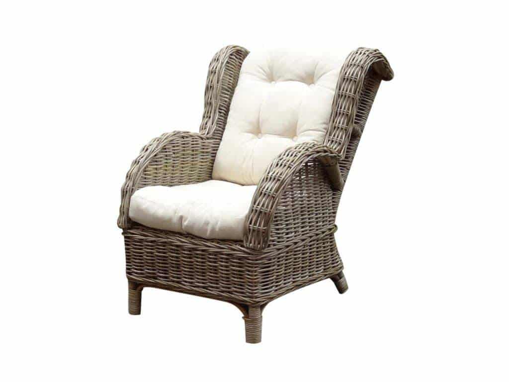 naturel relax lounge tuinstoel wit