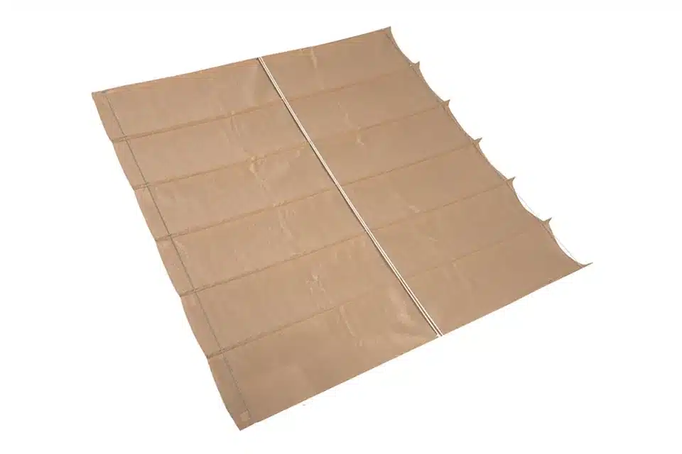 nesling | coolfit harmonica schaduwdoek 200 x 400 cm | sand