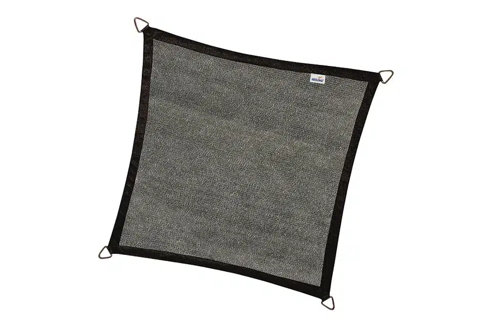 nesling | coolfit schaduwdoek vierkant 360 x 360 cm | black