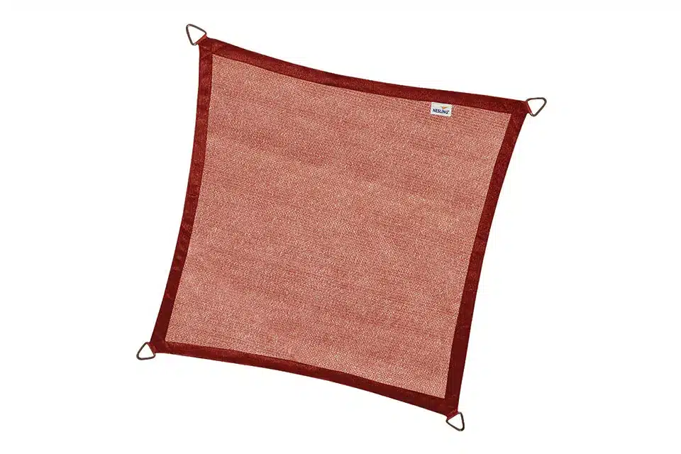 nesling | coolfit schaduwdoek vierkant 360 x 360 cm | terracotta