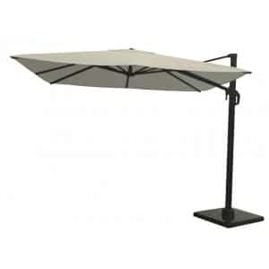 nesling coolfit zweefparasol plus gebroken wit 3 x 3 meter