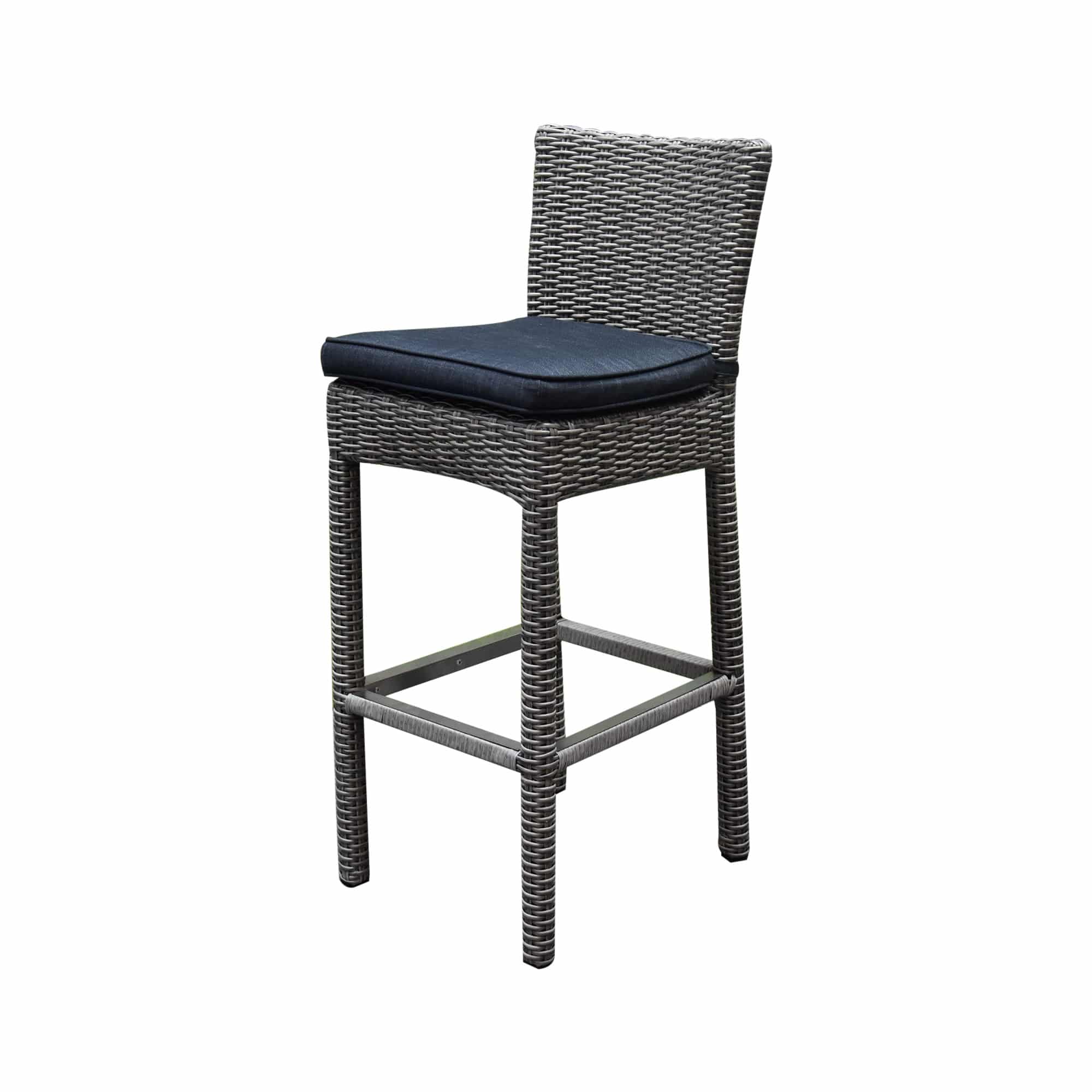 oxford barstoel grijs wicker