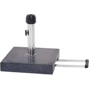 parasolvoet 30kg trolley systeem