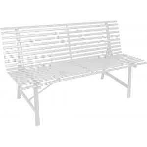 parkbank 3 persoons tuinbank wit