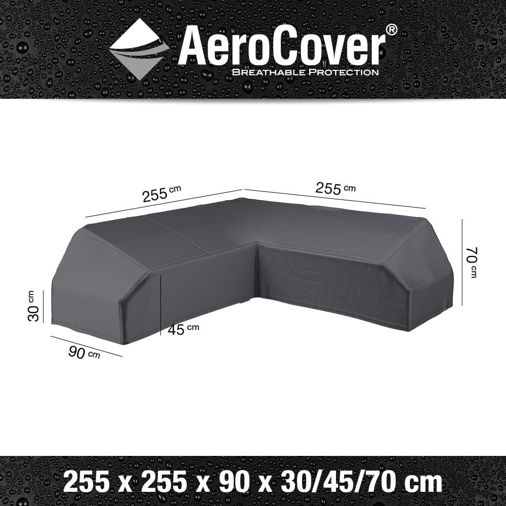 platform loungesethoes 255x255x90xh30/45/70 cm– aerocover