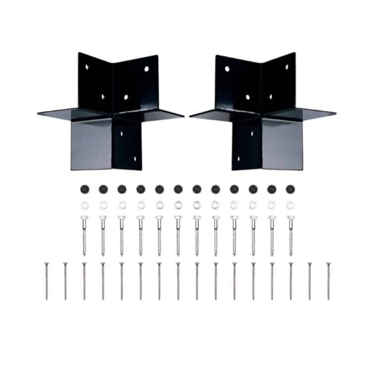 platinum pergola kit hoeksteun zwart