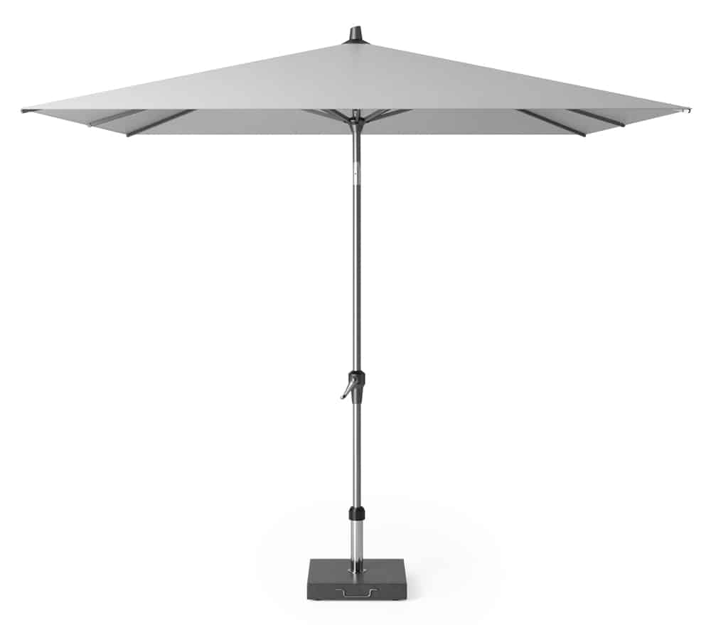 platinum riva parasol 250 x 250 cm. licht grijs