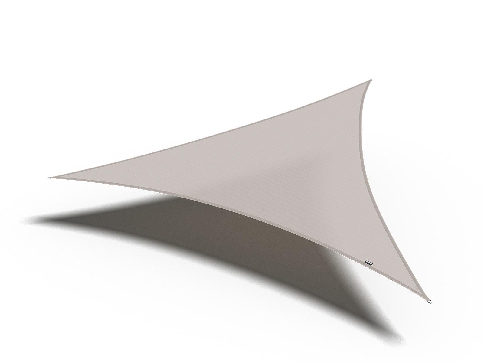 platinum schaduwdoek driehoek greige 360x360x360