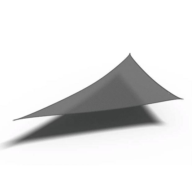 platinum sun&shade coolfit schaduwdoek driehoek 90° 570x400x400cm antraciet