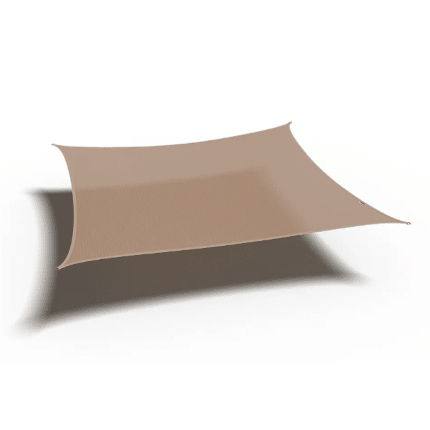 platinum sun&shade coolfit schaduwdoek vierkant 500x500cm zand
