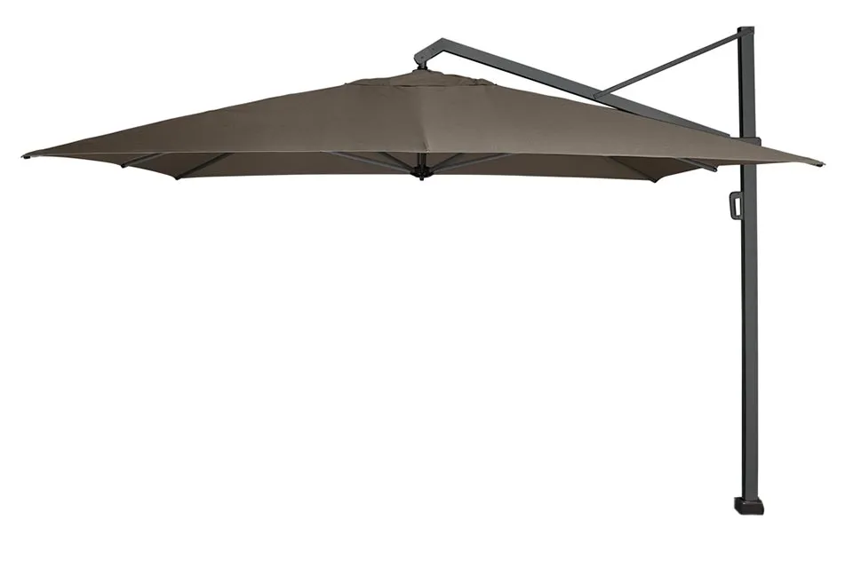 platinum | zweefparasol icon premium 400 x 300 cm | havana