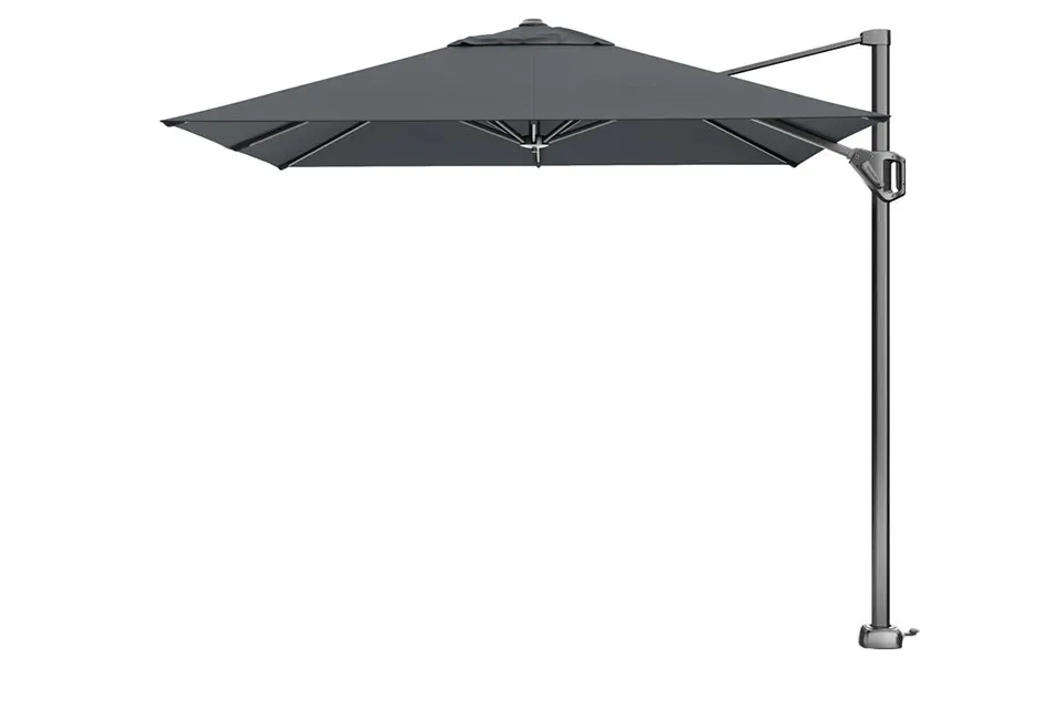 platinum | zweefparasol voyager t¹ 250 x 250 cm | antraciet