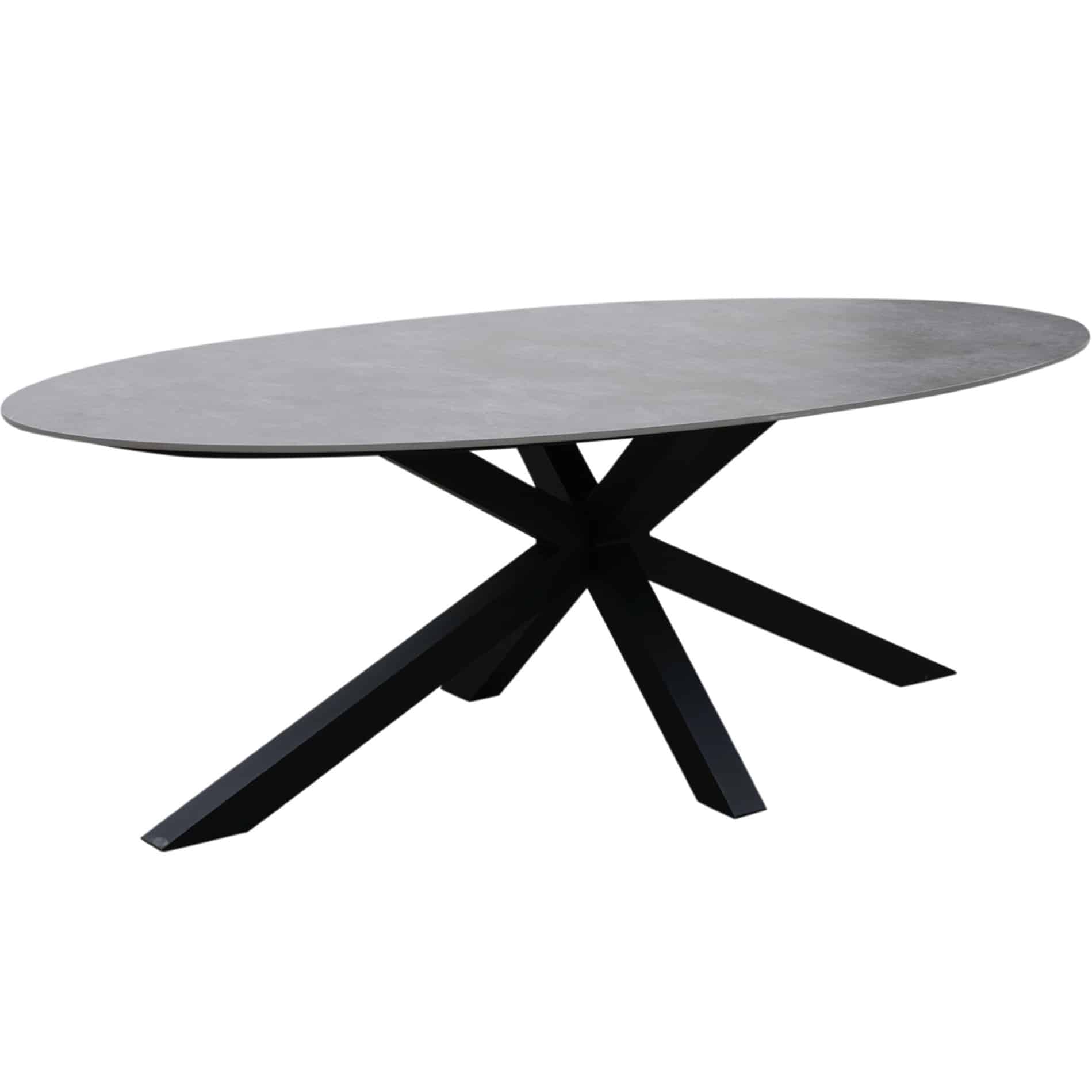 puccini dining tuintafel 220×120 cm ovaal keramisch blad