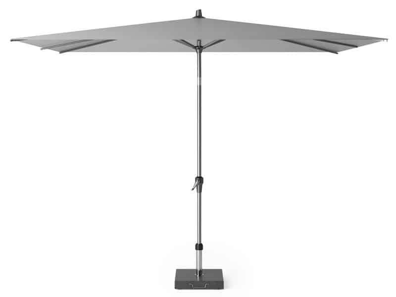 riva parasol 300×200 cm lichtgrijs met kniksysteem