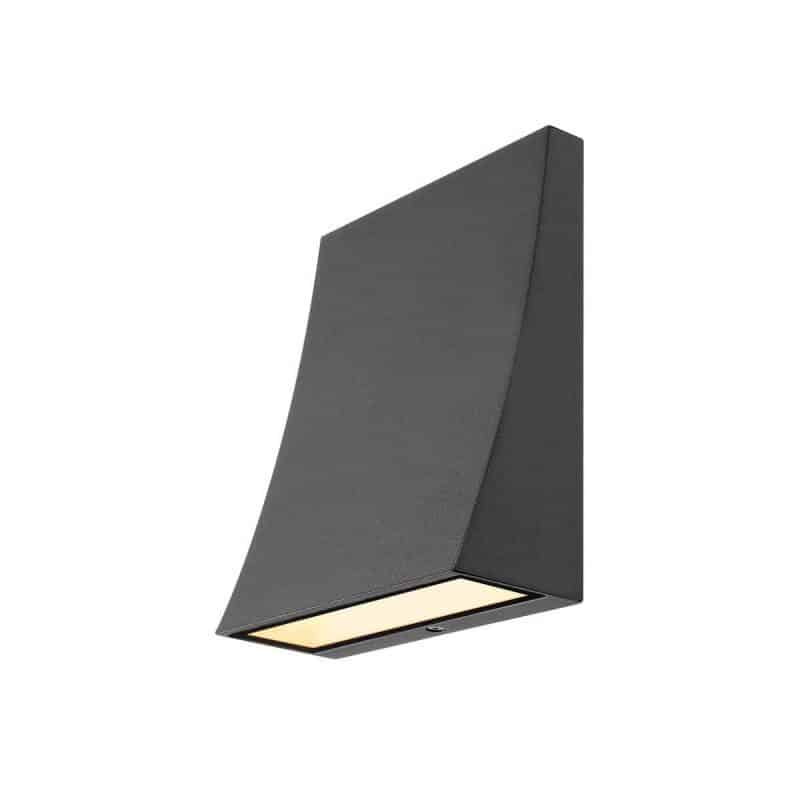 slv delwa antraciet wandlamp
