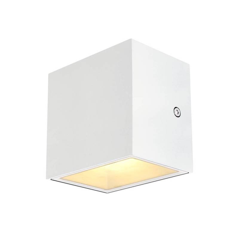 slv sitra cube led wit wandlamp