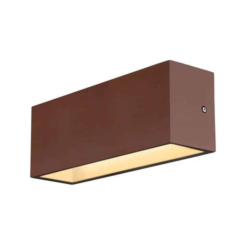slv sitra l roestkleur up/down wandlamp