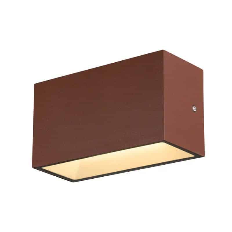 slv sitra m roestkleur up/down wandlamp